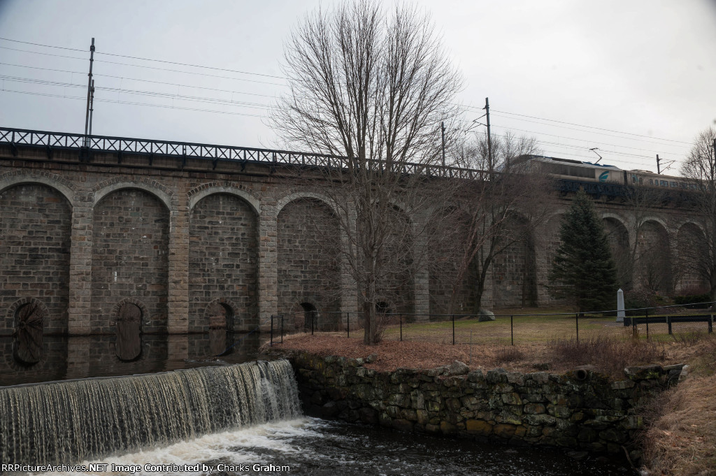 Acela on the Canton viaduct.